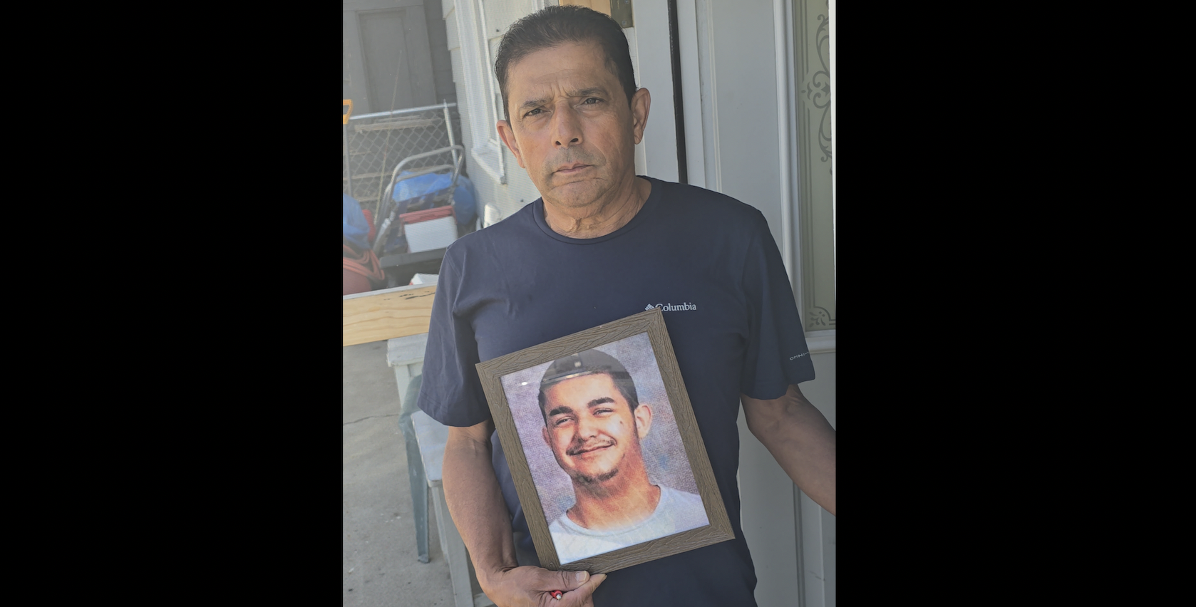 Grandfather with photo